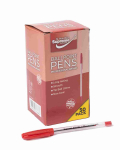 BALL POINT PENS RED 50PK (RD-6821)